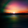 abstract background with silhouette of Tallinn