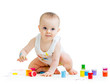 Photo: dirty baby with a finger's paints dirty baby with a finger's paints