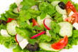 Photo: salad with vegetables and olives salad with vegetables and olives
