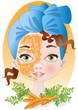 maschera alla carota-carrot mask
