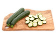 Geschnittene Zucchini