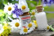 Foto: Globuli mit Chamomilla Globuli mit Chamomilla