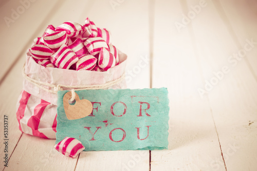 Photo: Red and white striped candy For You Red and white striped candy For You