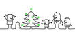 Vector: family & Xmas family & Xmas
