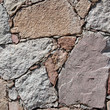 Vintage old stone wall