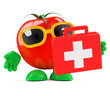 Tomato helps with first aid