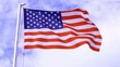 Vidéo : USA flag waving in the wind USA flag waving in the wind