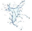 Photo: blue water splash isolated blue water splash isolated