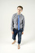 Man relaxing in the office