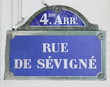 Rue de Sévigné - Paris