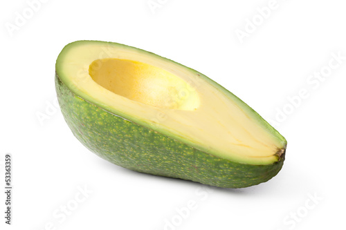 Photo: Avocado isolated on white Avocado isolated on white