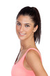 Photo: Attractive brunette girl with a pierced nose Attractive brunette girl with a pierced nose