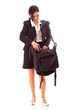 Lady Photographer With Equipment Bag