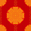 Red ornamental pattern