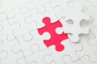 Puzzle with missing part