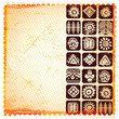 Abstract tribal pattern