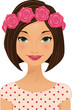 Flower hairstyle