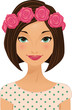 Flower hairstyle