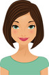 Brunette portrait