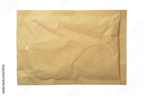 Photo: Sobre de papel arrugado Sobre de papel arrugado