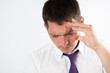 the man got a headache