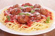 spaghetti and meatball