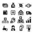 Finance Icons. Vector illustration
