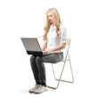 Photo: work with laptop work with laptop