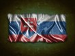 Vintage Slovakia flag.