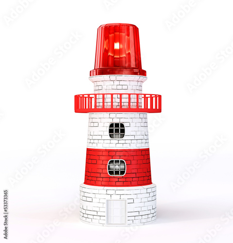 Illustration: lighthouse lighthouse