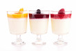 Photo: assortment of panna cotta assortment of panna cotta