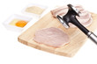 pork chop on a white background