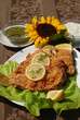 Delicious catfish escalope