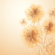Vektor: Vector background with pastel flowers Vector background with pastel flowers