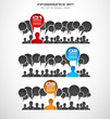 Infographics concept to display your data in a stylish way.