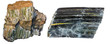 Asbestos minerals collage