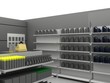 Illustration of automobile store - minimarket
