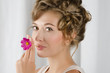 beauty woman closeup portrait
