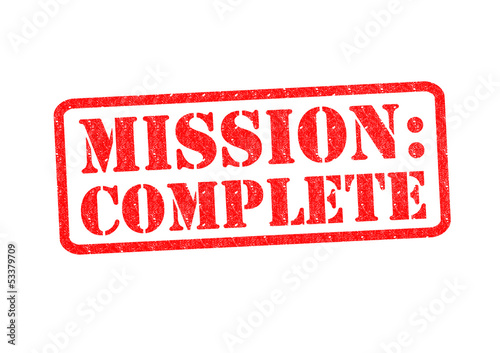 Illustration: MISSION: COMPLETE MISSION: COMPLETE
