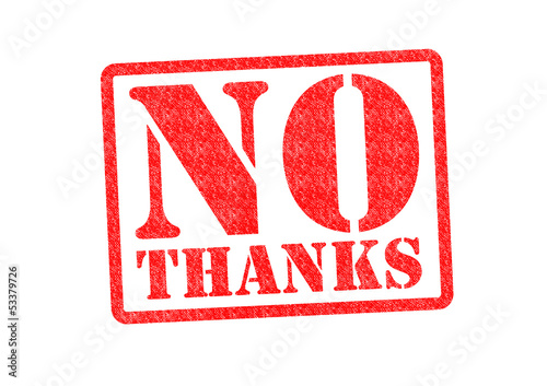 Illustration: NO THANKS NO THANKS