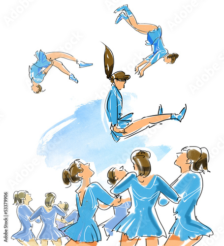 Illustration: Cheer leader Cheer leader