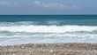 Video: The beach on Ionian Sea at luxury hotel, Peloponnes, Greece The beach on Ionian Sea at luxury hotel, Peloponnes, Greece
