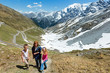 Summer Stelvio Pass (Italy) and family