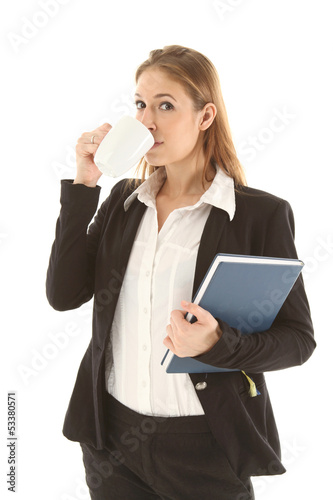 Photo: Frau am Arbeitsplatz Frau am Arbeitsplatz
