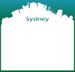 Vector: Vector background with Skyline of Sydney Vector background with Skyline of Sydney