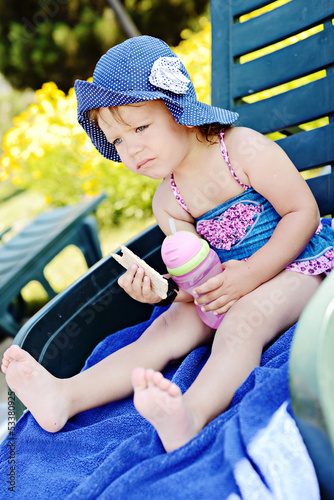 Photo: snack on beach snack on beach
