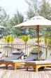 Swimming pool in spa resort