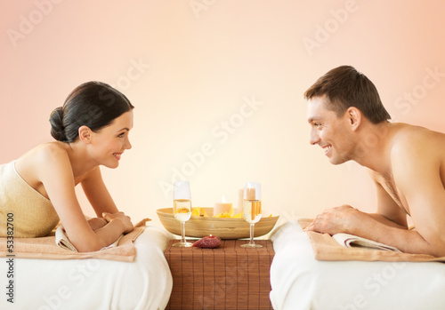 Photo: couple in spa couple in spa