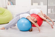 Photo: Stretching exercises at home Stretching exercises at home