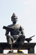 Statue of a Thai King in the Historical Park of Sukhothai